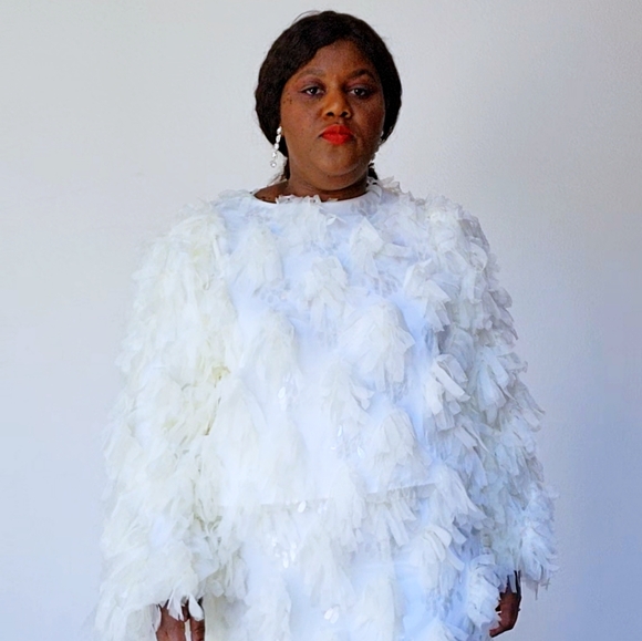 ASOS Edition Textured Mesh Sequin Set - Picture 3 of 3